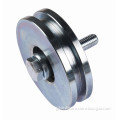 wheel with bolt for heavy duty sliding gates